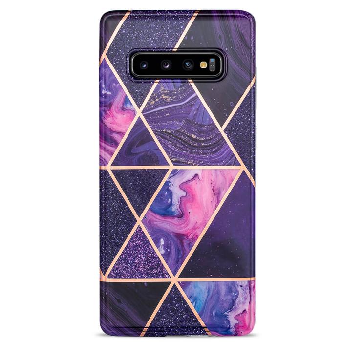 Boom of Sweden - BOOM - Grid skal Galaxy S10 Plus - Lila Marmor