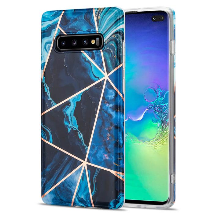 Boom of Sweden - BOOM - Grid skal Galaxy S10 - Blå Marmor