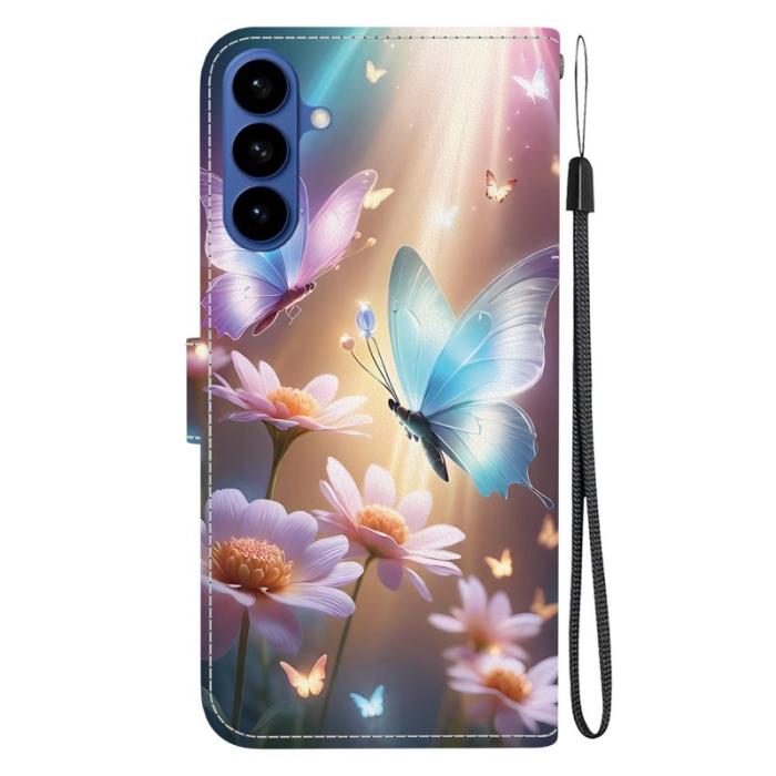 OEM - Samsung Galaxy S26 / S26 Pro Plånboksfodral Konstläder - Fjäril Blommig
