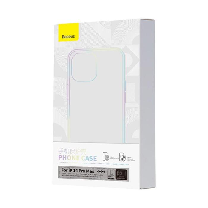 BASEUS - Baseus iPhone 14 Pro Max Mobilskal Crystal - Transparent
