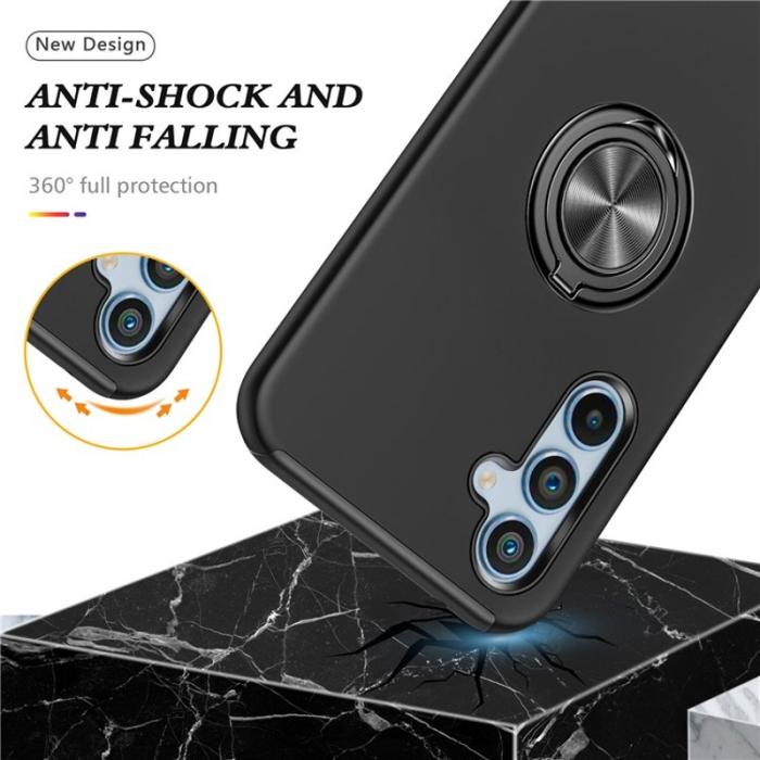 OEM - Mobilskal till Samsung Galaxy S26 Plast Med Rotbart Ringfäste - Lila