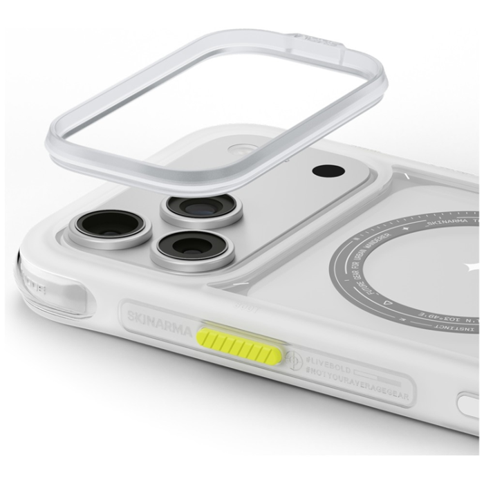 Skinarma - Skinarma Mobilskal För iPhone 18 Pro/17 Pro Magsafe Avion - Vit