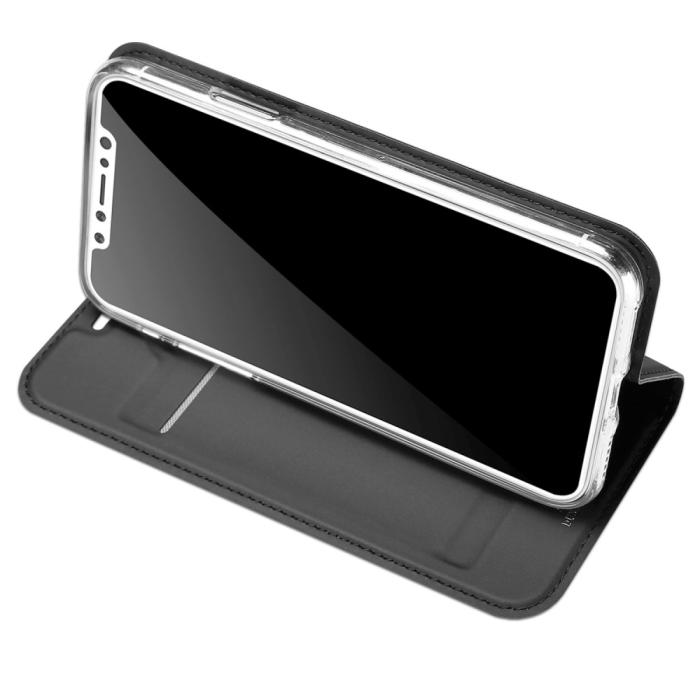 UTGATT4 - Dux Ducis Plånboksfodral till Apple iPhone X - Grå