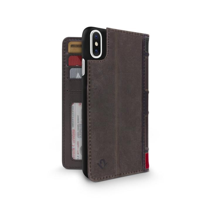 Twelve South - Twelve South BookBook för iPhone XS / X - Brun