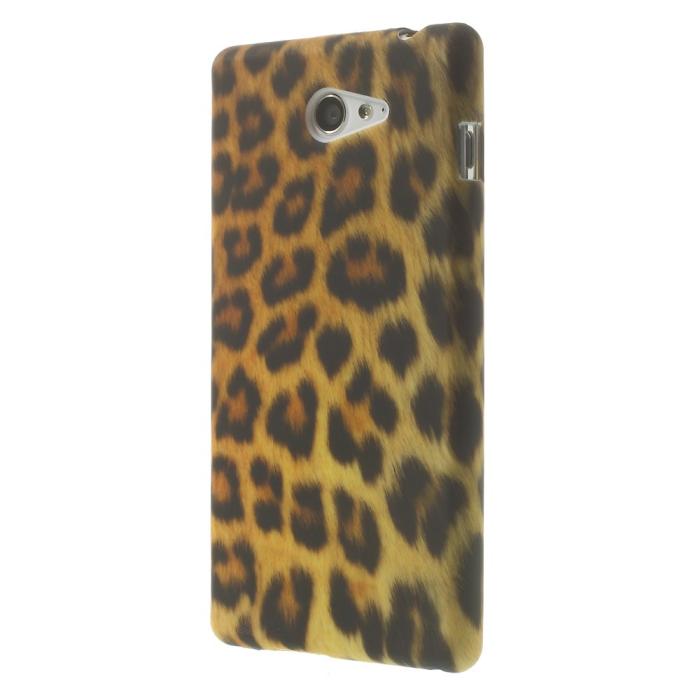 OEM - Skal till Sony Xperia M2 - Leopard