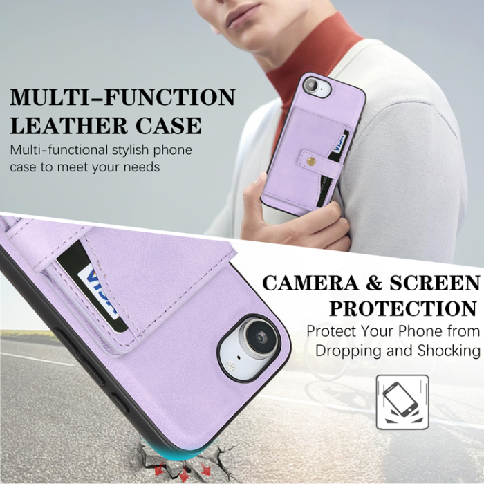 A-One Brand - iPhone 16e Mobilskal MagSafe Detachable Korthållare