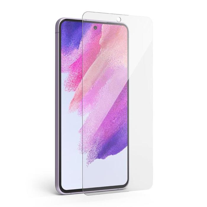 UTGATT - Ringke ID 2-Pack Härdat Glas Skärmskydd Galaxy S21 FE - Clear