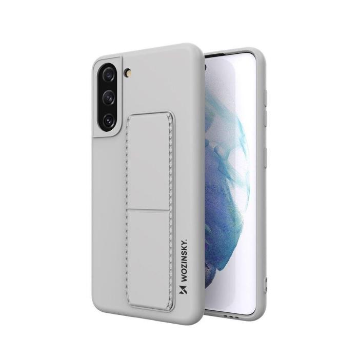 UTGATT1 - Wozinsky Kickstand Silicone Skal Samsung Galaxy A32 5G - Grå