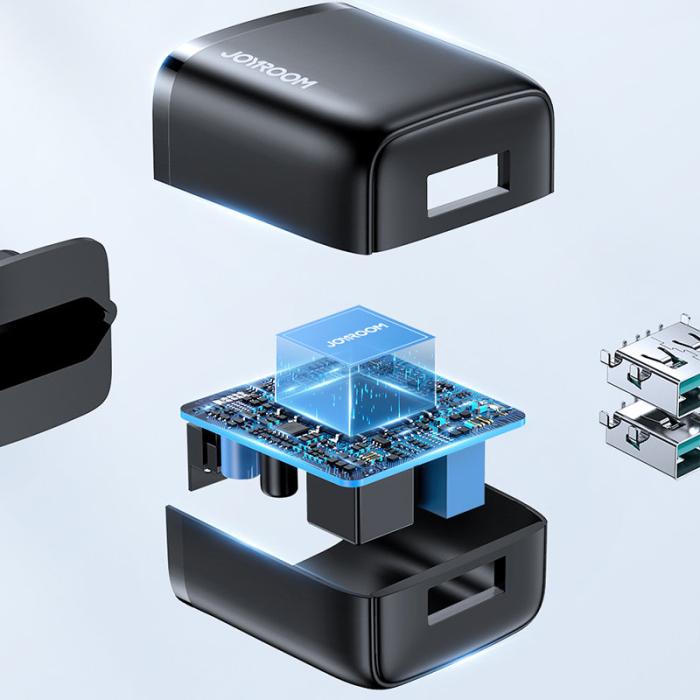 UTGATT1 - Joyroom 2x USB Väggladdare 12 W - Vit
