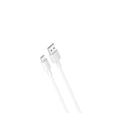 XO - XO USB-A Till USB-C Kabel 1m 2.4A NB156 - Vit
