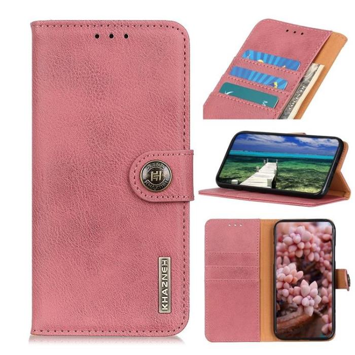 KHAZNEH - KHAZNEH Sony Xperia 1 IV Plånboksfodral Magnetic Flip - Rosa