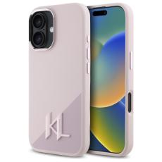 KARL LAGERFELD - Karl Lagerfeld Mobilskal till iPhone 16 MagSafe Silicone Shadow Initial