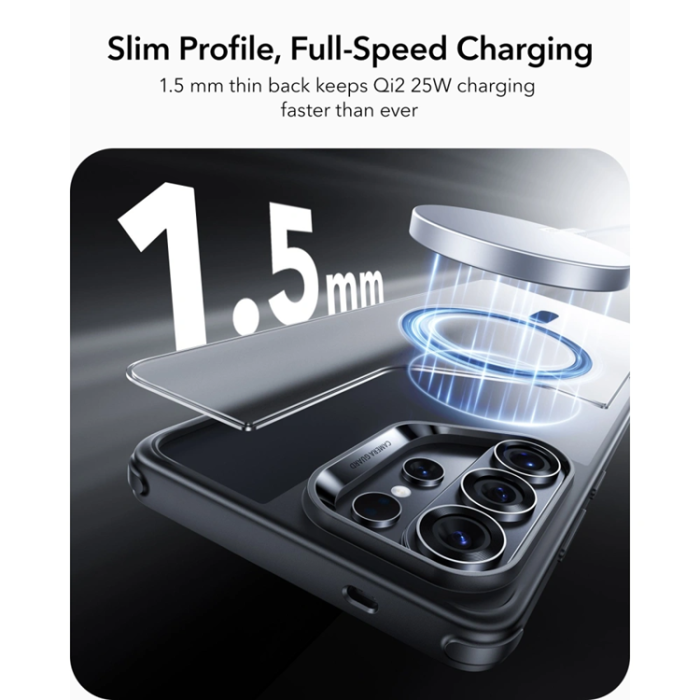 ESR - ESR Mobilskal För Galaxy S26 Ultra Magsafe Classic Hybrid - Frosted Svart