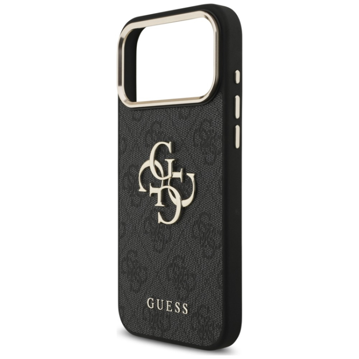 Guess - Guess Mobilskal för iPhone 18 Pro/17 Pro med Rem Metal Trims Logo