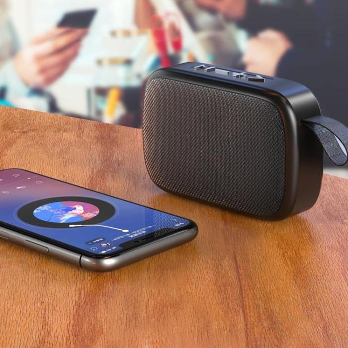 UTGATT5 - WK Design Bärbar Trådlös Bluetooth 5.0 - Svart