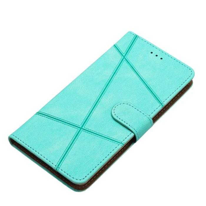 OEM - Crazy Horse Samsung Galaxy A37 Plånboksfodral Konstläder Ställ - Grön