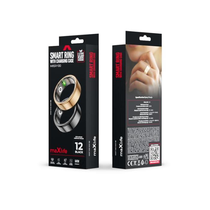 Maxlife - Maxlife Smart Ring Storlek 10 - Svart