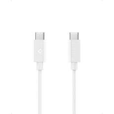 Spigen - Tech-Protect USB-C till USB-C kabel Essential 2m - Vit