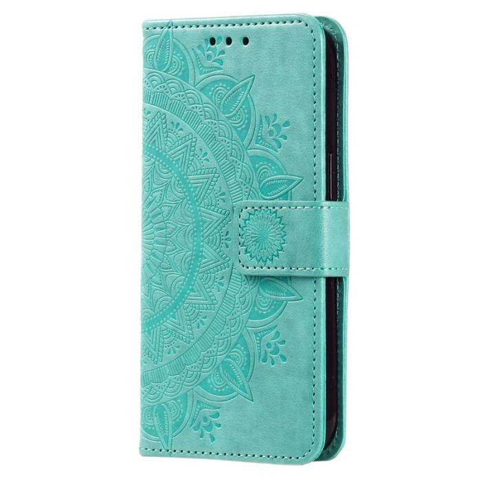 OEM - Samsung Galaxy A37 Plånboksfodral Konstläder - Mint Grön