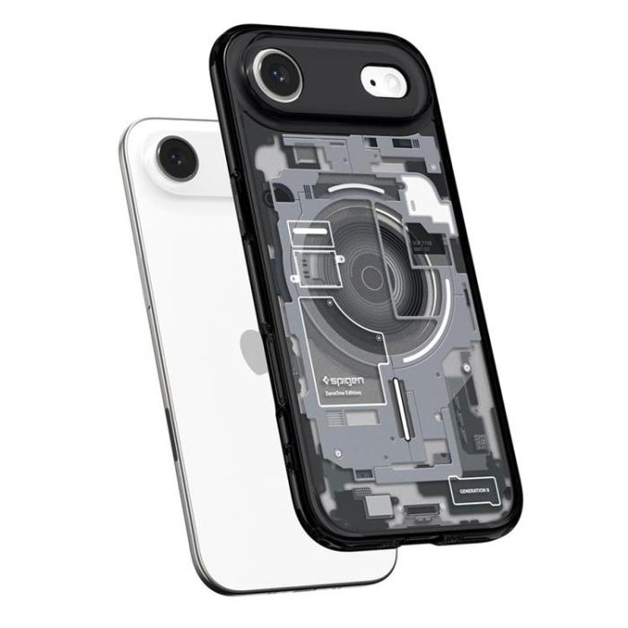 Spigen - Spigen iPhone Air Mobilskal Magsafe Ultra Hybrid - Svart Zero One
