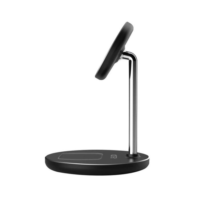 UTGATT - Tech-Protect 2-in-1 Trådlös Laddare Magsafe Magnetic 15W - Svart