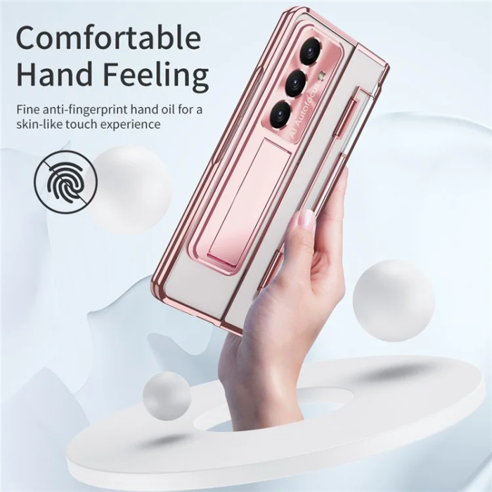 A-One Brand - Galaxy Z Fold 7 Mobilskal Kickstand med Skärmskydd