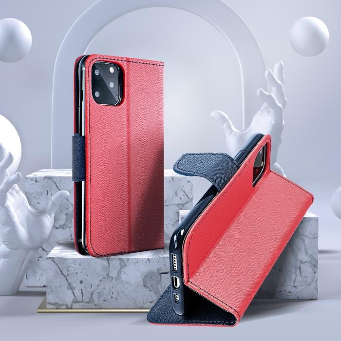 Forcell - Fancy Plånboksfodral till Huawei P30 Pro Röd/navy