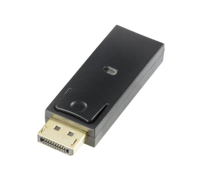 UTGATT1 - DELTACO DisplayPort till HDMI adapter med ljud - Svart