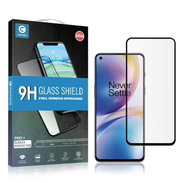 Mocolo - MOCOLO Härdat Glas Skärmskydd Oneplus Nord 2 5G - Svart