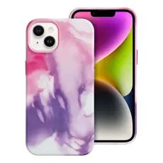 OEM - iPhone 14 Plus Magsafe Mobilskal Läder - Lila Splash