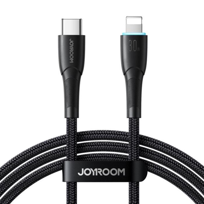 Joyroom - Joyroom Starry USB-C till Lightning kabel 30W 1m - Svart