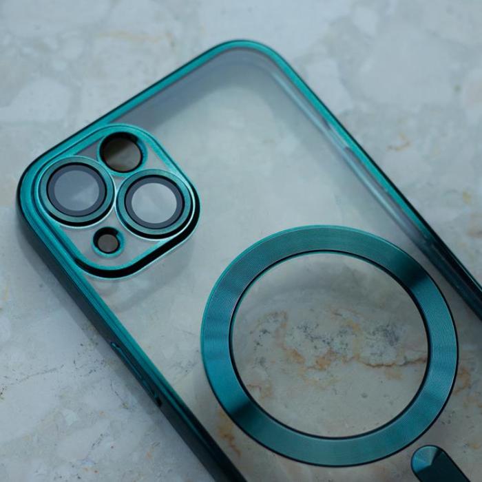 OEM - Galaxy S25 Plus Mobilskal Magsafe Color Chrome - Grön