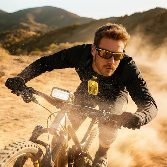 Joyroom - Joyroom Bärbar Bluetooth-Högtalare med Inbyggd Ficklampa Tålig Maya - Gul