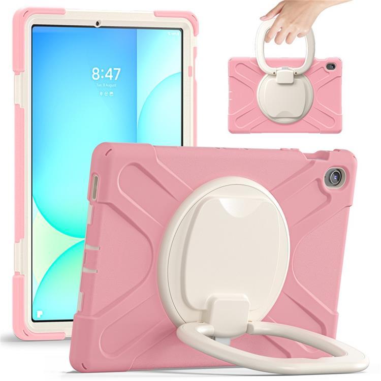 Galaxy Tab S10 FE Plus Mobilskal Kickstand Handle Grip - Rosa | 2353 | AlltMobil
