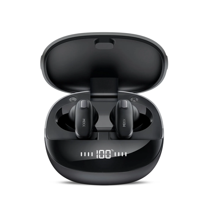 MIXX - Mixx Qi TWS In-Ear Hörlurar Trådlösa Mini Charge 2 - Svart