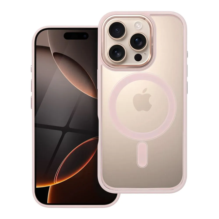 OEM - iPhone 16 Pro Mobilskal Magsafe Color Edge - Rosa