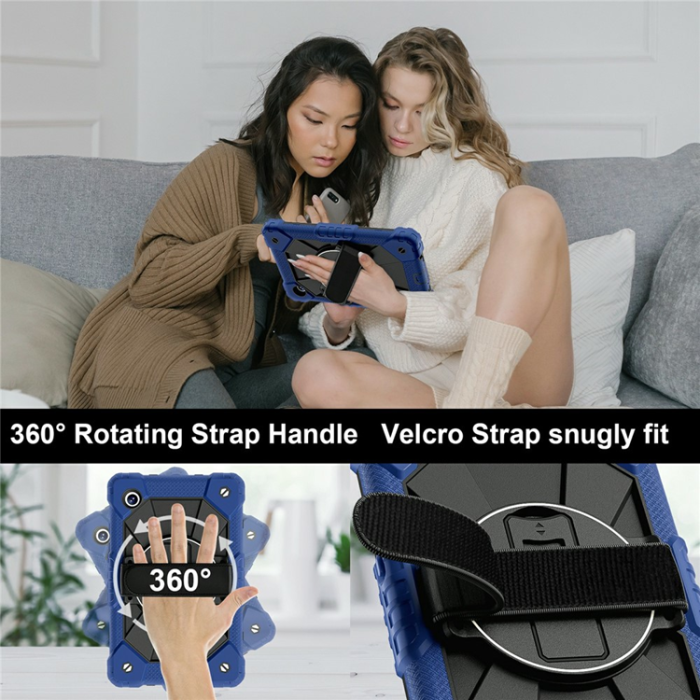 A-One Brand - Galaxy Tab A11 Skal Kickstand - Marinblå/Svart