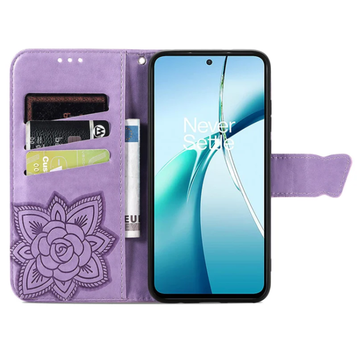 A-One Brand - Xiaomi 15 Ultra Plånboksfodral Butterfly Pattern - Ljuslila