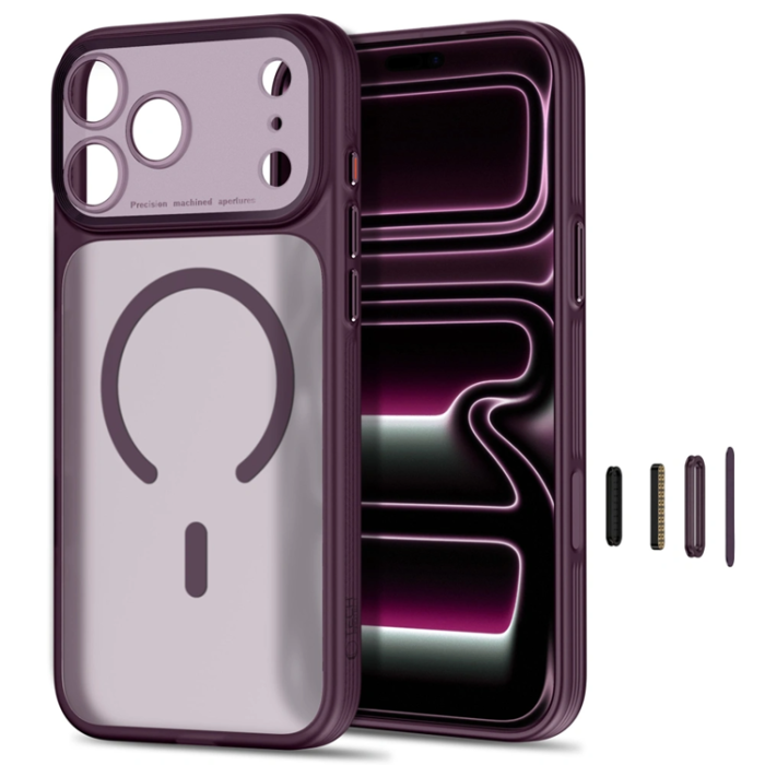 Tech-Protect - Tech-Protect Mobilskal För iPhone 18 Pro/17 Pro Magsafe Magprime - Cherry