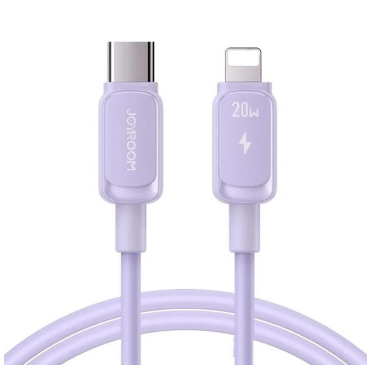 Joyroom USB-C till lightning kabel 20W 1.2m - Lila | 3541 | AlltMobil