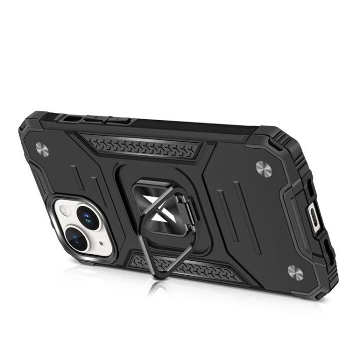 Wozinsky - Wozinsky iPhone 15 Plus Ringhållare Mobilskal - Röd