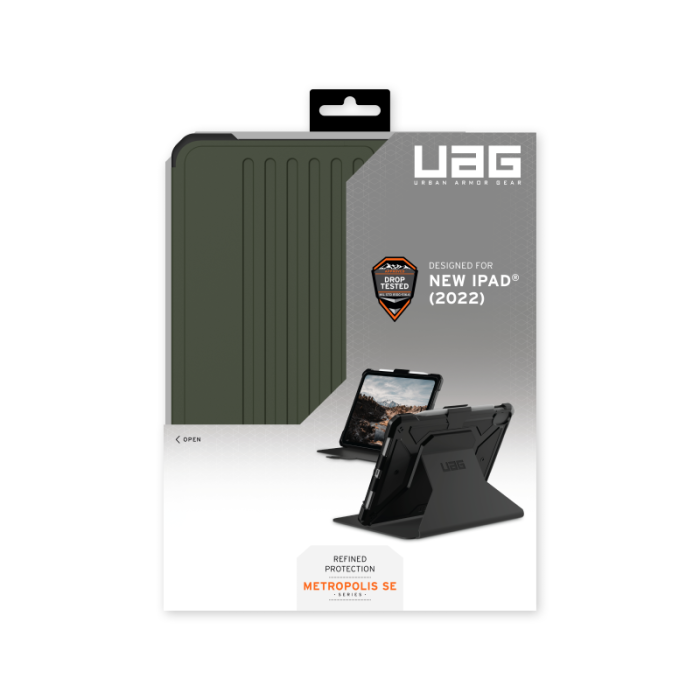 UTGATT1 - UAG iPad 2022 10th Gen Fodral Metropolis SE - Olive