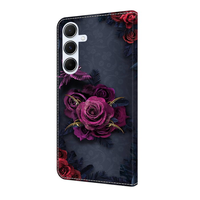 A-One Brand - Galaxy A17/A26 Plånboksfodral PU-läder Pattern Printing - Lila