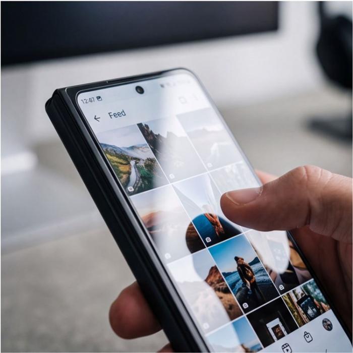 Tech-Protect - Tech-Protect Galaxy Z Fold 8 Ultra Härdat Glas Skärmskydd Easy Set 4-i-1