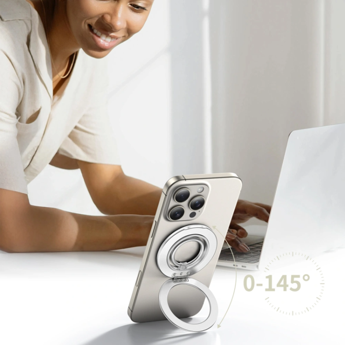Tech-Protect - Tech-Protect Mobil Ringhållare Magsafe Magnetic - Satin Silver
