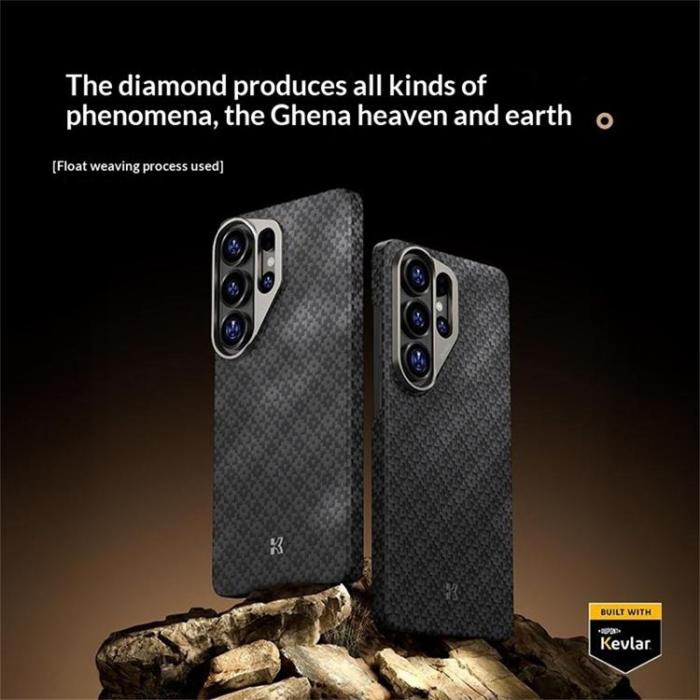 Benks - BENKS Mobilskal För Galaxy S26 Ultra MagSafe Kevlar Aramid Fiber - Svart