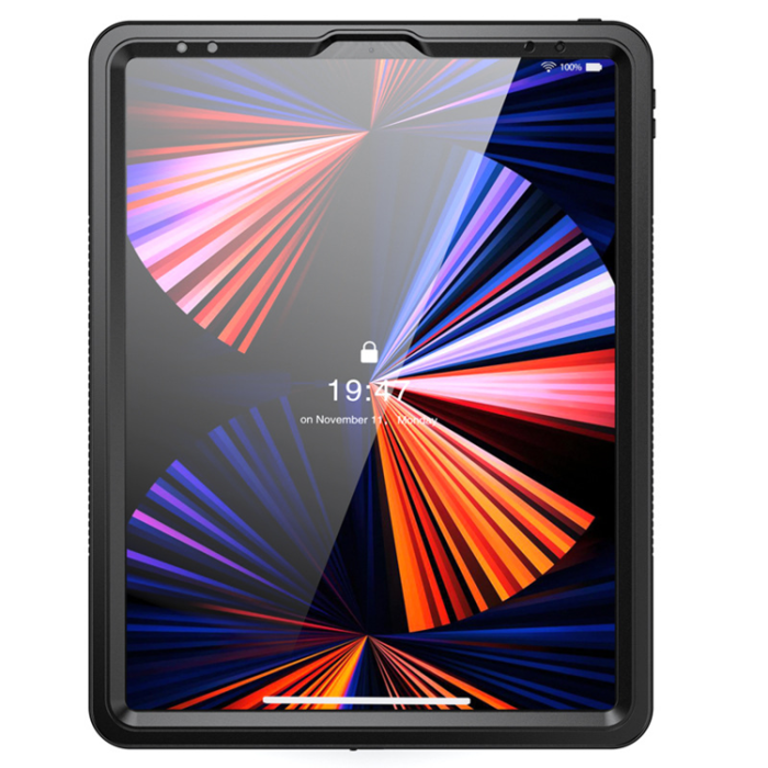 OEM - iPad Pro 10.5 (2017/2019) Skal SHELLBOX Vattentät Shockproof - Svart