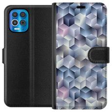 iSecrets - Pl&aring;nboksfodral till Motorola Edge S med Cyklon