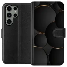 Gustaf - Pl&aring;nboksfodral till Samsung Galaxy S23 Ultra med Lyxig Cirklar