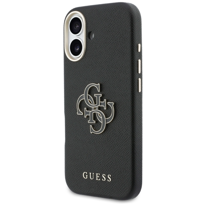 Guess - Guess Mobilskal iPhone 17 FW Resin Logo - Svart